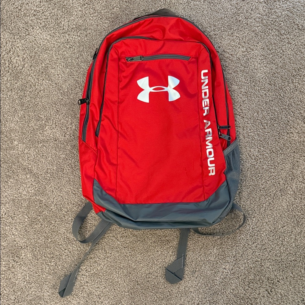Under Armour Red and Gray Men's Backpack